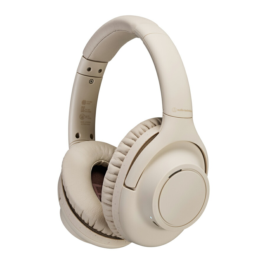 オーディオテクニカ ノイズキャンセリング役立つこと積み上げるBluetooth相応う活動的密閉型受話器(ベージュ) ATH-S300BT-BG audio-technica
