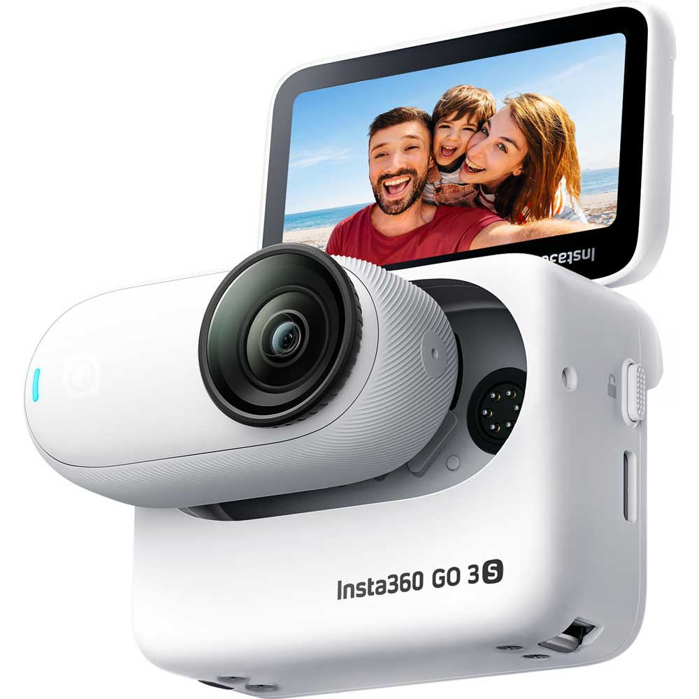 Insta360 動き写真器「Insta360 GO 3S」（128GB）アークティック・ホワイト CINSAATA-GO3S128W