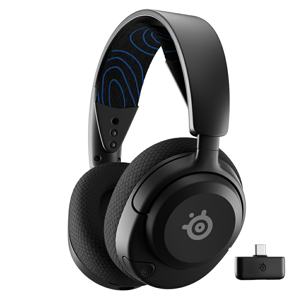 SteelSeries（スティールシリーズ） 2.4GHz/Bluetooth接続 ワイヤレスゲーミングヘッドセット Arctis Nova 5P(PlayStation用） 61673J