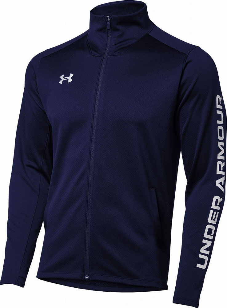 アンダーアーマー UA野球クラブ 蹴球 編み物 フルジップ トップス（Midnight Navy・大きさ：XL） DOM-1384780-410-XL UNDER ARMOUR
