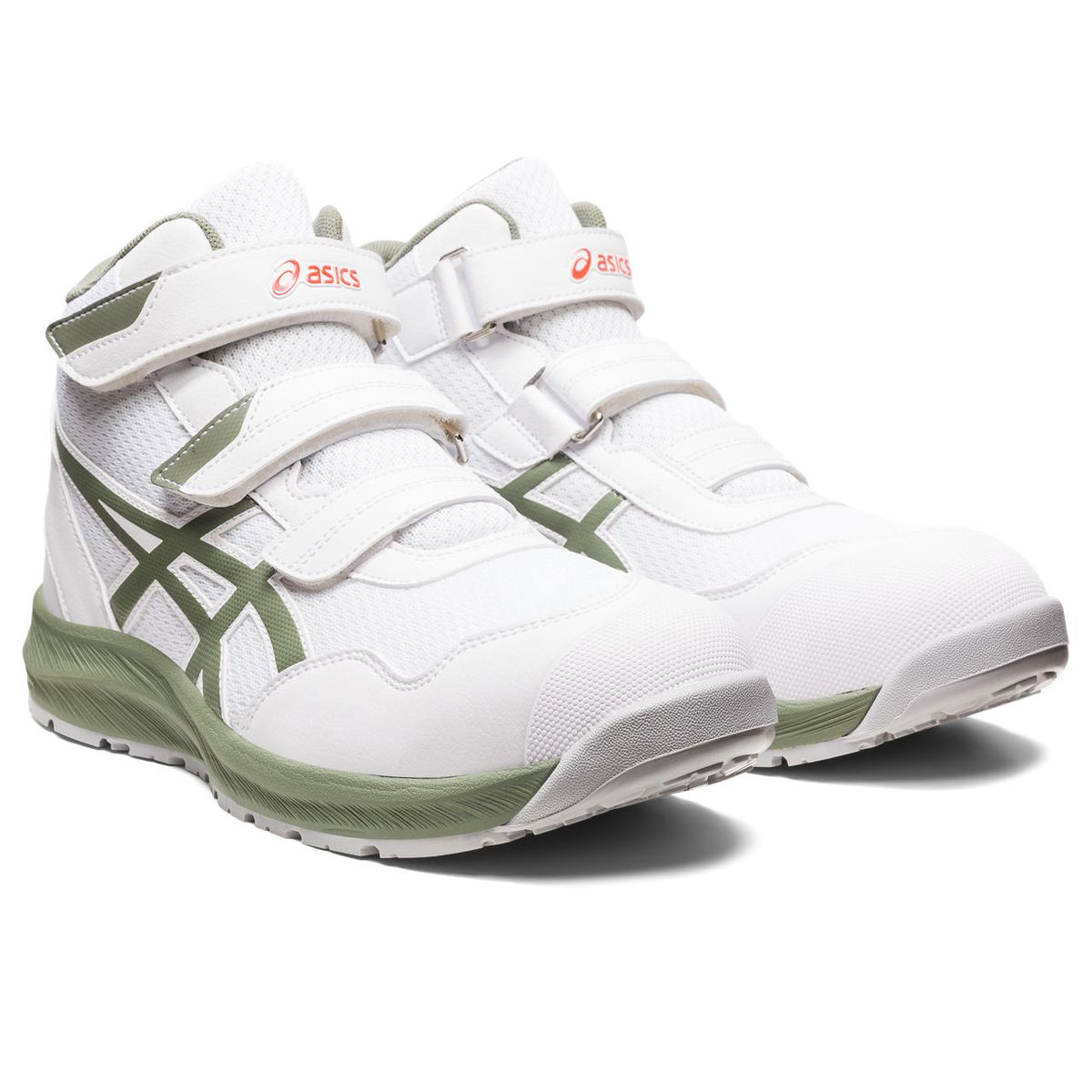 アシックス ウィンジョブ CP216 ホワイト×ライケングリーン 30.0cm 1273A076.100-30.0 ASICS WINJOB|Joshin web 家電とPCの大型専門店