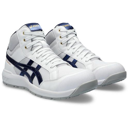 アシックス ウィンジョブ CP218 ホワイト×ピーコート 28.5cm JSAA規格 A種 1273A091.101-28.5 ASICS WINJOB|Joshin web 家電とPCの大型専門店