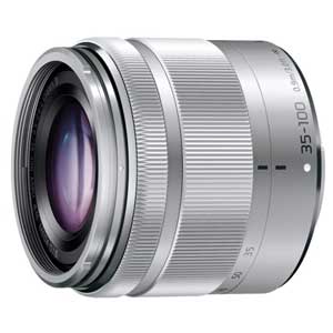 パナソニック LUMIX G VARIO 35-100mm/F4.0-5.6 ASPH./MEGA O.I.S.(シルバー) H-FS35100-S ※マイクロフォーサーズ用レンズ|Joshin web 家電とPCの大型専門店