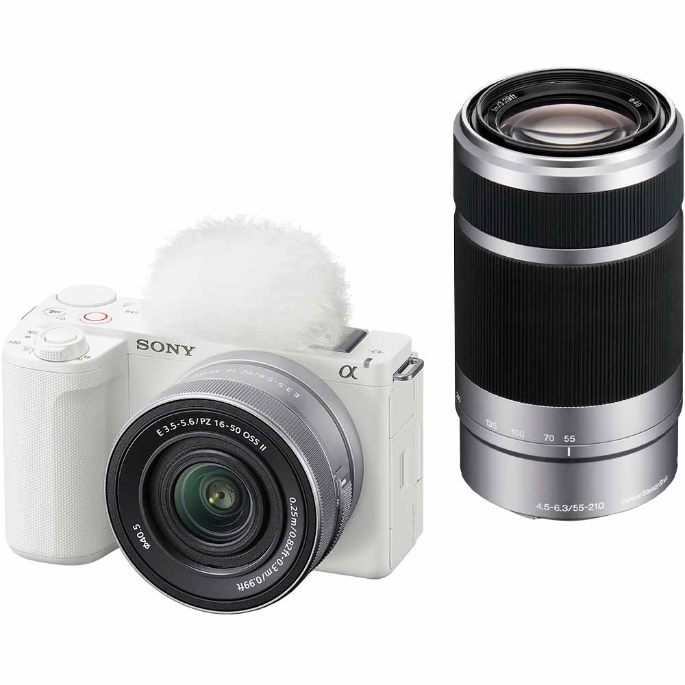 ソニー デジタルカメラ「VLOGCAM ZV-E10 II」ダブルズームレンズキット(ホワイト) ZV-E10M2X-W SONY|Joshin web 家電とPCの大型専門店