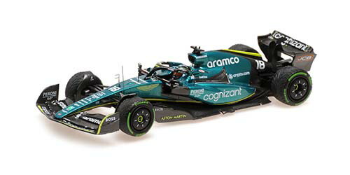 ミニチャンプス 1/43 アストン マーティン アラムコ コグニザント フォーミュラ ワン チーム AMR22 ランス･ストロール シンガポールGP 2022【417221718】 ミニカー