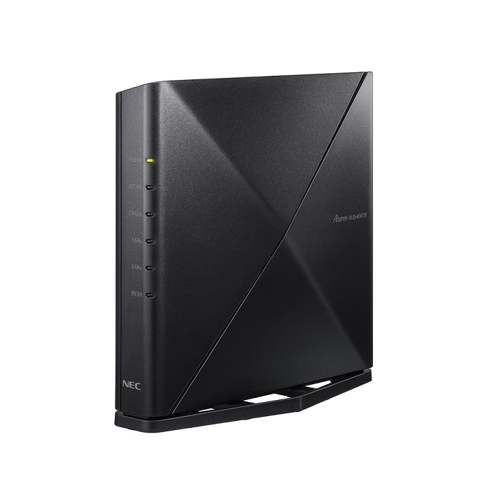 NEC｜エヌイーシー Wi-Fi 6E(11ax)相応う 無線電話ローカルエリアネットワークルータ(2402Mbps＋2402Mbps＋574Mbps)  PA-WX5400T6