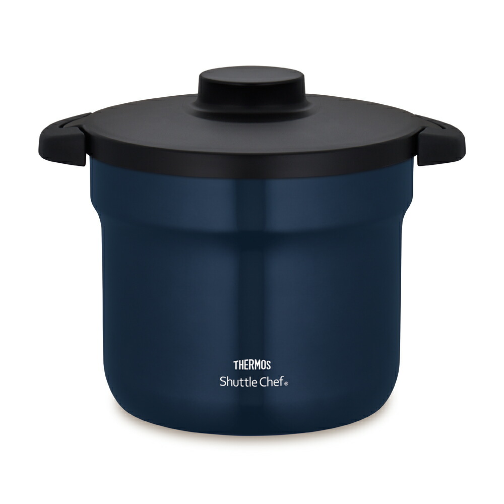 サーモス 【IH対応】シャトルシェフ　4.3L　ネイビー KBJ-4502-NVY THERMOS [KBJ4502NVY]