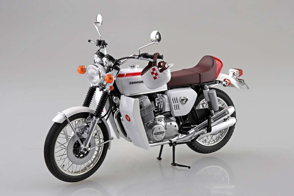 アオシマ 1/12 ザ・バイク No.SP ワイルド7 飛葉ちゃんのCB750FOUR【67925】 プラモデル画像