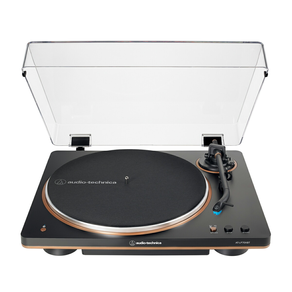 オーディオテクニカ Bluetooth積み上げる フルオートターンテーブル（黒いこと/ブロンズ) AT-LP70XBT-BZ(JP) audio-technica