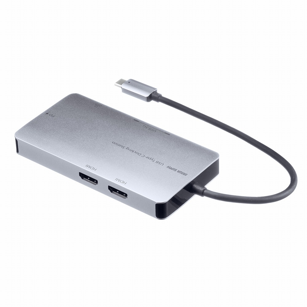 サンワサプライ USB Type-C ドッキングステーション USB-DKM8S｜Joshin web 家電とPCの大型専門店