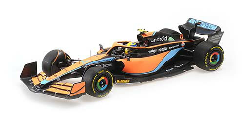 ミニチャンプス 1/18 マクラーレン F1 野球クラブ MCL36 地びた･ノ栗鼠 バーレーンGP 2022【537221804】 ミニカー