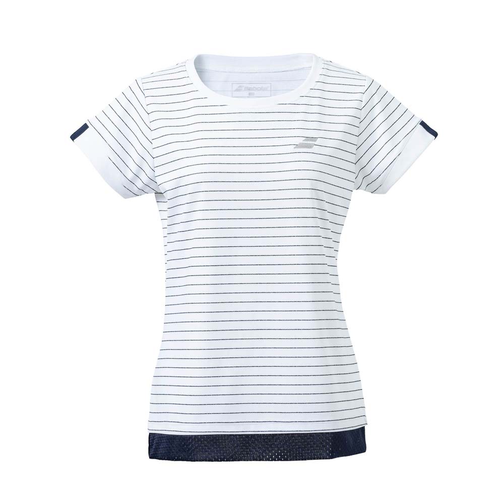 BabolaT(バボラ) レディース ゲームシャツ（ホワイト・サイズ：XL） BWG4330C-WH00-XL CLUB SHORT SLEEVE SHIRT