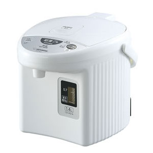 象印 マイコン沸とう電動ポット　1.4L　ホワイト CD-KG14-WA ZOJIRUSHI　ホテル・旅館の客室向けの電動ポット [CDKG14WA]｜Joshin web 家電とPCの大型専門店