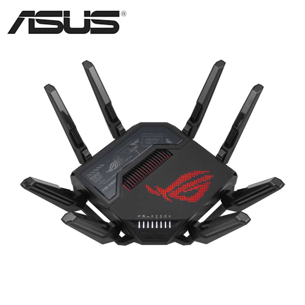 ASUS｜エイスース Wi-Fi 7(802.11be) ゲーミング無線ルーター(11529＋5764＋5764＋1376Mbps) ROG Rapture GT-BE98 GT-BE98