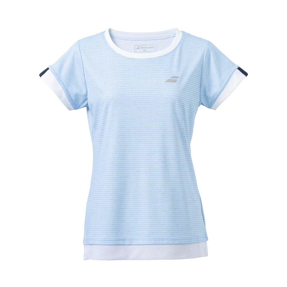 BabolaT(バボラ) レディース ゲームシャツ（ブルー・サイズ：M） BWG4330C-BL00-M CLUB SHORT SLEEVE SHIRT