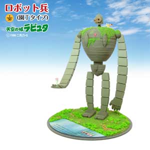 楽天市場 ノンスケール スタジオジブリmini ロボット兵とシータとパズー 天空の城ラピュタ Mp07 19 組立キット さんけい Joshin Web 家電とpcの大型専門店