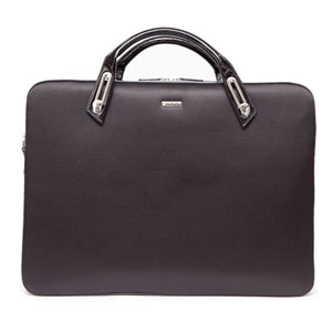 abbi 17インチ対応 ミッシェル・サテンブリーフケース L(ブラック) abbiNewYrok B6306BK|Joshin web 家電とPCの大型専門店