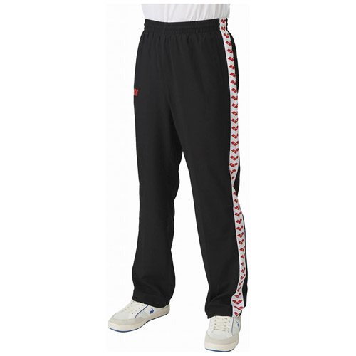 競技場 ロングズボン下（黒いこと×赤いこと・大きさ：XO） ASS4LPU004-BKRD-XO arena
