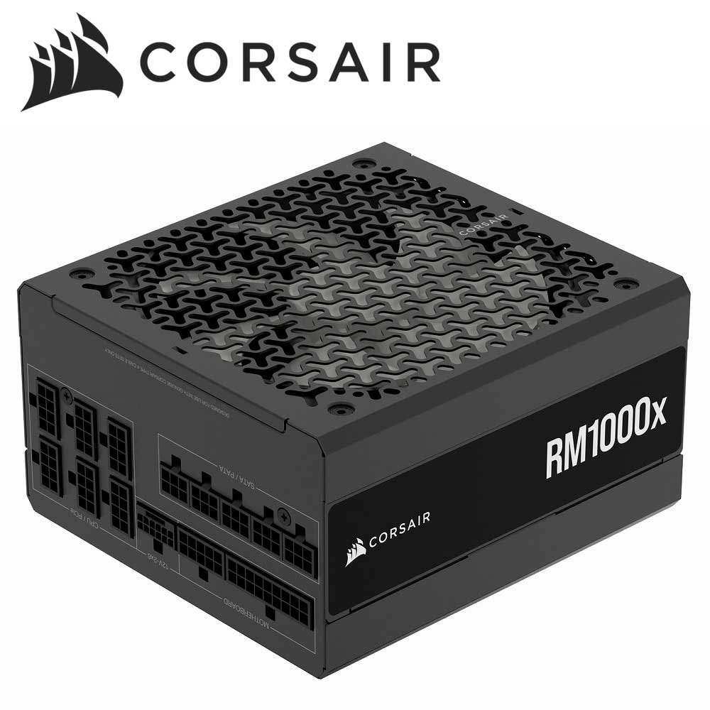 CORSAIR｜コルセア ワット数社会的単位 RM1000x -2024- Cybenetics Gold ATX3.1 1000W（黒いこと）  CP-9020271-JP