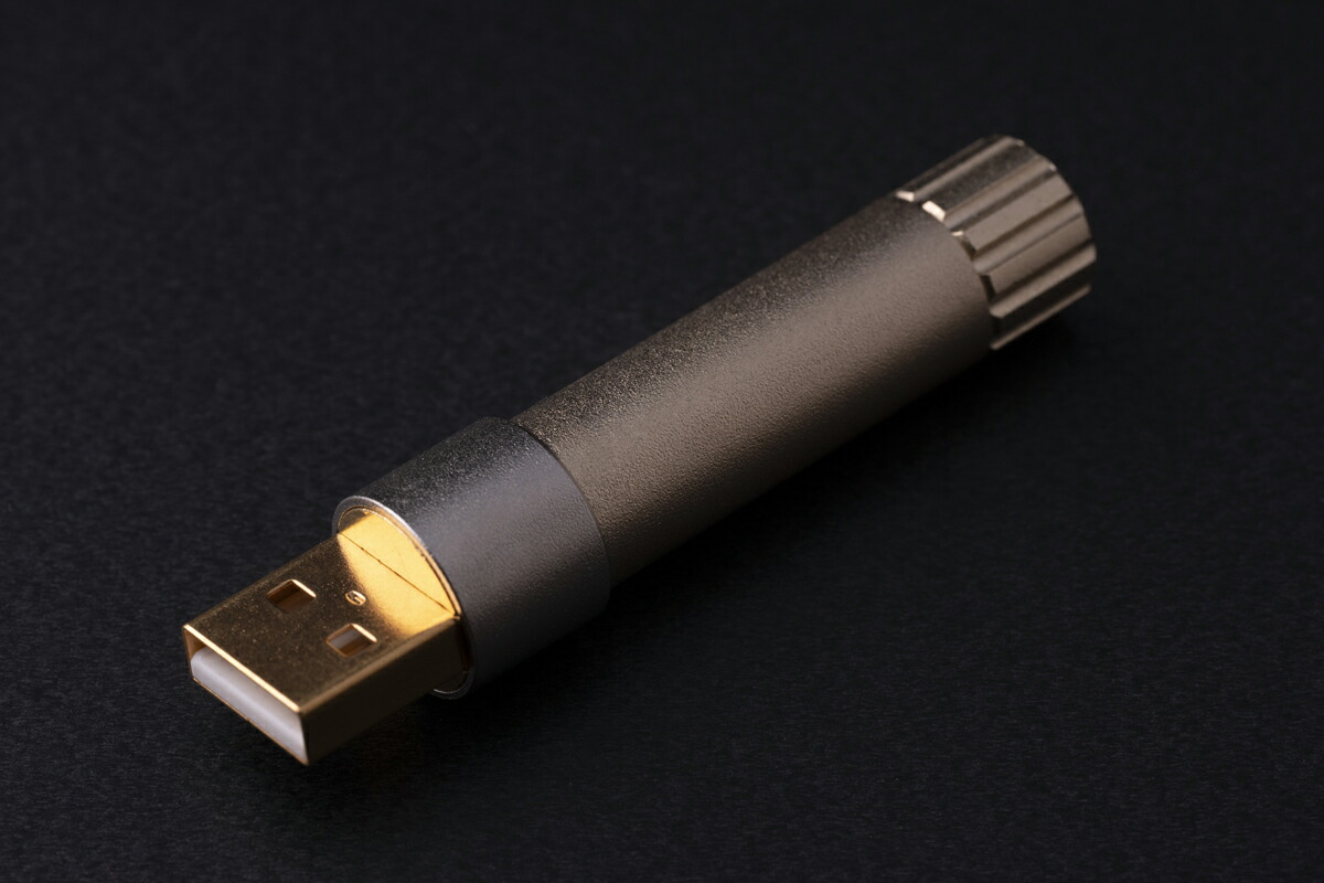 光城精工 プラグ型仮想アース（USB typeAプラグ） CRYSTALEPUA-G KOJO Crystal Ep-G