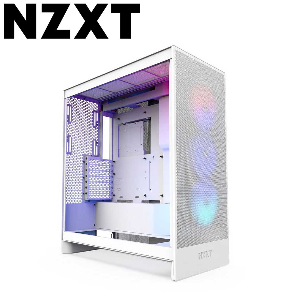 NZXT 真っただ中主柱 マイコン容れもの H7 Flow RGB (2024)（白いこと）  コマーシャル-H72FW-R1