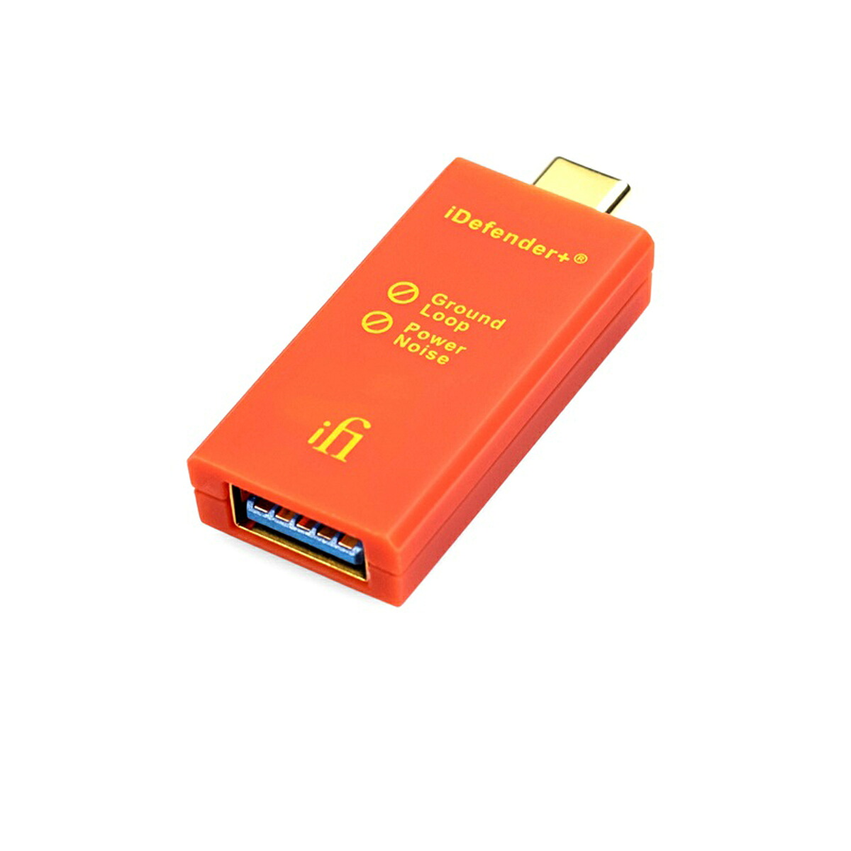 無声映画力強さ USB響動めきろ波器【USB-C（牡） ⇒ USB-A（刃針）】《iDefender+》 SLP-IDEFENDER-CA Silent Power