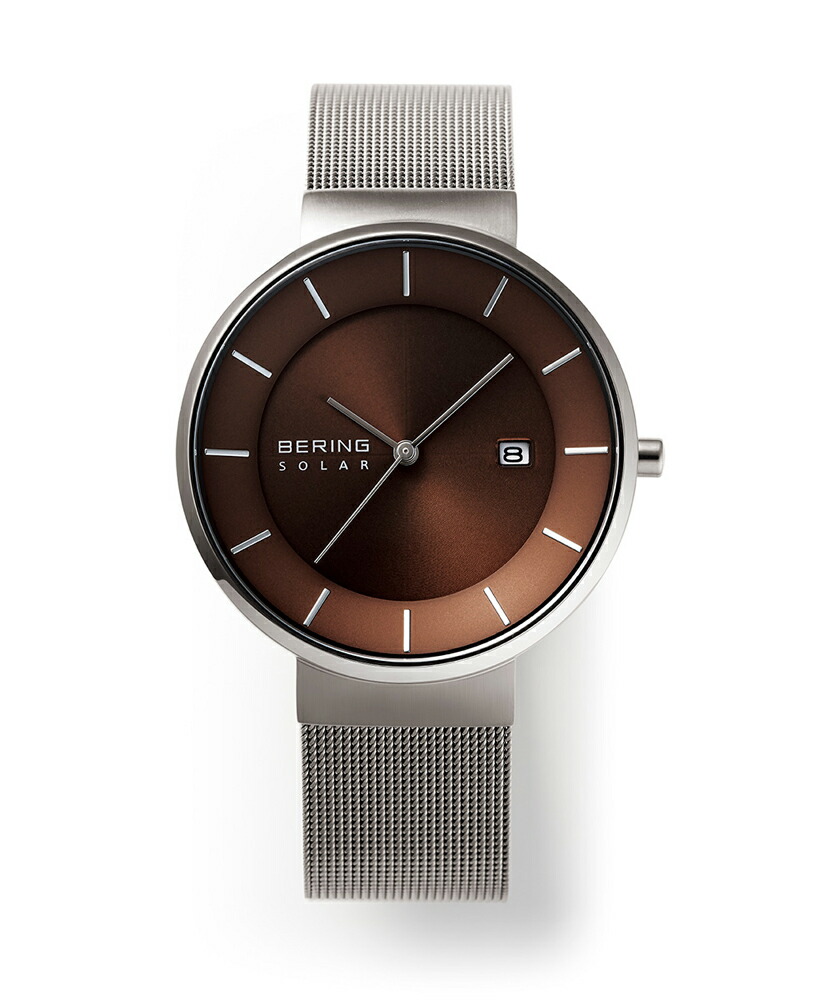 BERING 【国内正規品】Scandinavian Unisex Solar Pair ソーラー　メンズタイプ 14639-375-J【返品種別B】