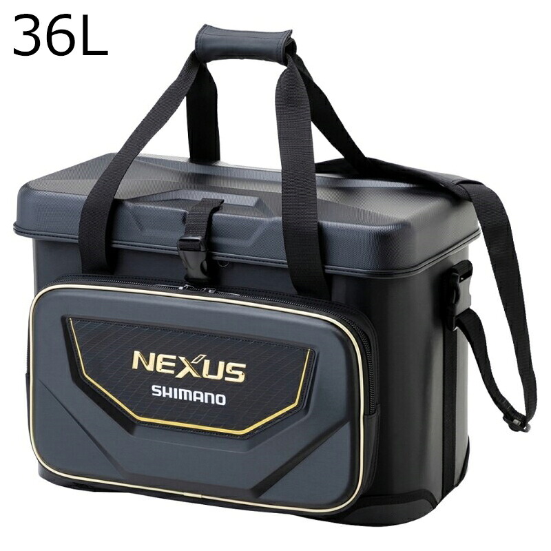 シマノ 磯冷やりとした XT 36L (黒いこと) イソクールXT36L(黒いこと) SHIMANO BA-125U フィッシング-バッグ・バケツ・収納