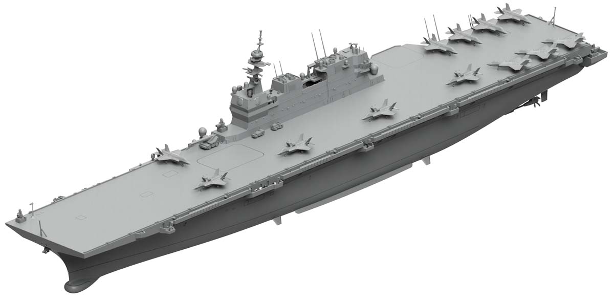 ピットロード 1/700 海上自衛隊 護衛艦 DDH-184 かが 2024(STOVL戦闘機搭載 第1次改装時)【J108】 プラモデル
