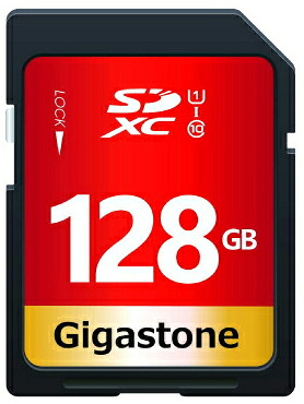 Gigastone｜ギガストーン SDXCメモリーカード 128GB Class10 UHS-I V10 GJSXR-128GU1-RED