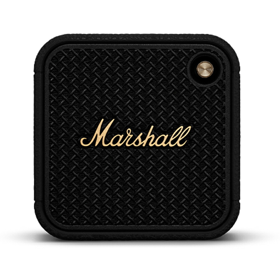 マーシャル Bluetooth対応 ポータブルスピーカー(ブラック＆ブラス) WILLEN2BLACKANDBRASS Marshall Willen2 Black and Brass