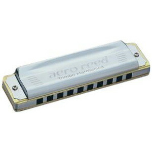 トンボ エアロリード（E♭調）10ホールハーモニカ 2010-Eフラット TOMBO AERO REED No.2010