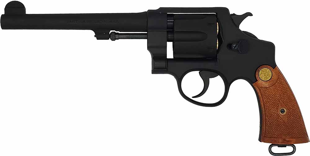 タナカワークス S＆W M1917 .455 ハンドエジェクター セカンドモデル ファイブスクリュー 6.5インチ イギリス国軍Version HW モデルガン