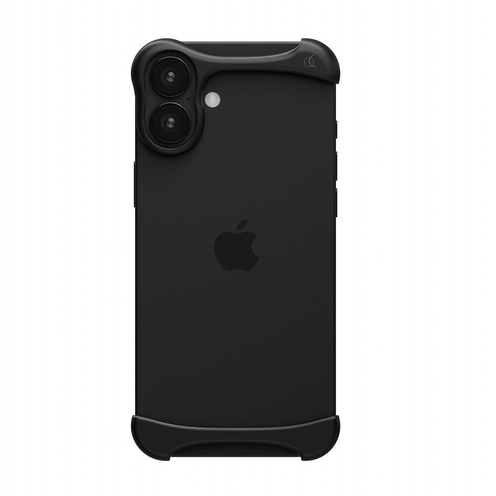 Arc iPhone 16用 Arc Pulse バンパーケース（アルミ・マットブラック） AC27037I16｜Joshin web 家電とPCの大型専門店