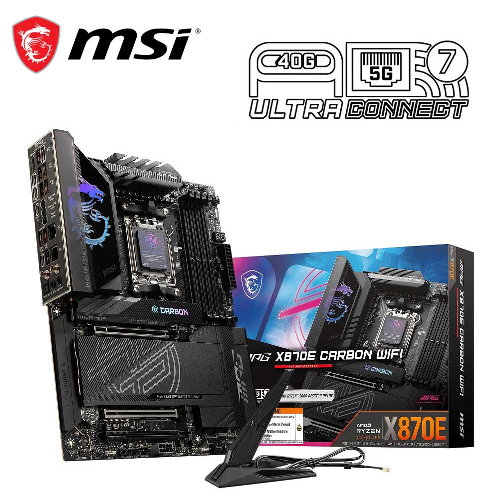 MSI｜エムエスアイ MSI MPG X870E CARBON WIFI マザーボード X870ECARBONWIFI画像