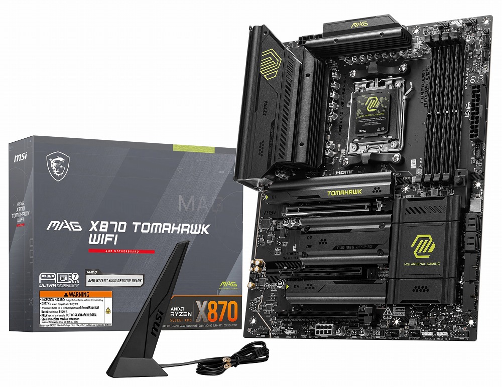MSI｜エムエスアイ MSI MAG X870 TOMAHAWK WIFI マザーボード X870TOMAHAWKWIFI画像