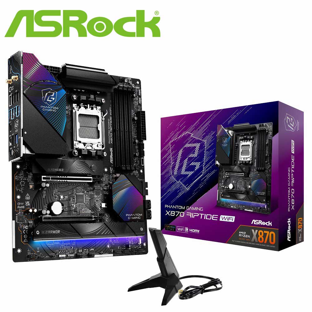 ASRock｜アスロック ASRock X870 Riptide WiFi マザーボード X870RIPTIDEWIFI