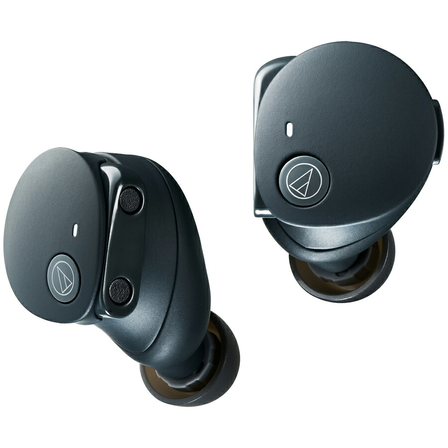 オーディオテクニカ ノイズキャンセリング機能搭載　完全ワイヤレスBluetoothイヤホン（ブラック） ATH-CKS50TW2-BK audio-technica SOLID BASS