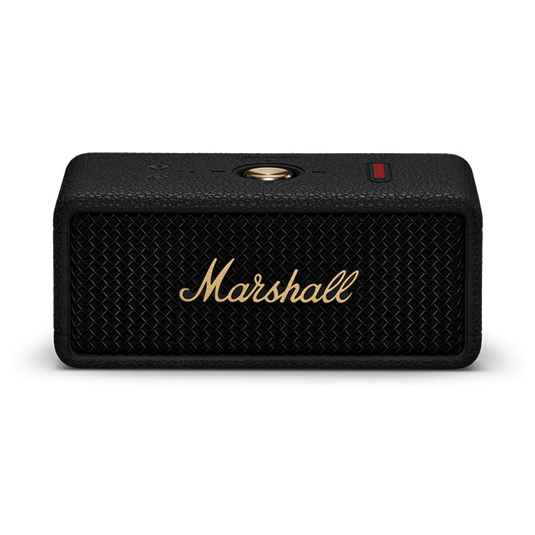 マーシャル Bluetooth相応う 携帯型金棒引き Emberton III （黒いこと＆金管楽器） EMBERTON3-B-AND-B Marshall EmbertonIII