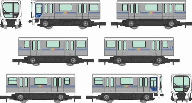 ［鉄道模型］トミーテック (N) 新交通システムコレクション 新交通ゆりかもめ7300系 6両セット