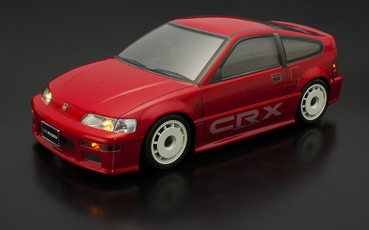 ABCホビー 【再生産】1/10 電動RCシャーシ組立済みキット ガンベイド サイバー CR-X 「無限 CR-X PRO.2」【25612】 ラジコン
