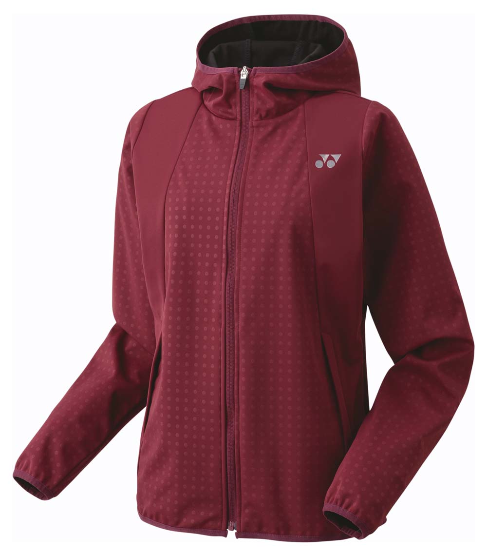 ヨネックス レディース ウォームアップパーカー（まっ黒いブドウ酒・大いさ：L） YO-58111-266-L YONEX その他-テニス-スポーツ・アウトドア