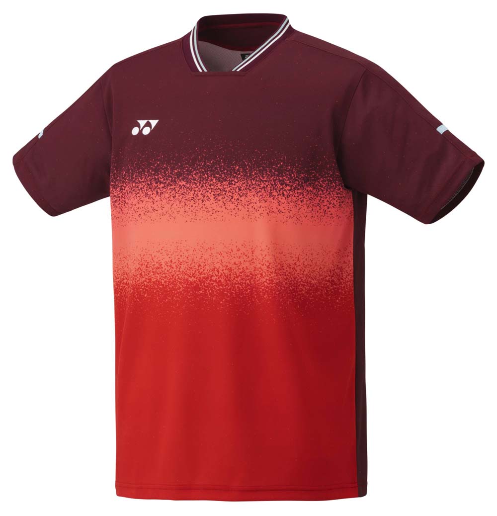 ヨネックス メンズ 半袖ゲームシャツ（フィットスタイル）（コーラル・サイズ：M） YO-10697-601-M YONEX