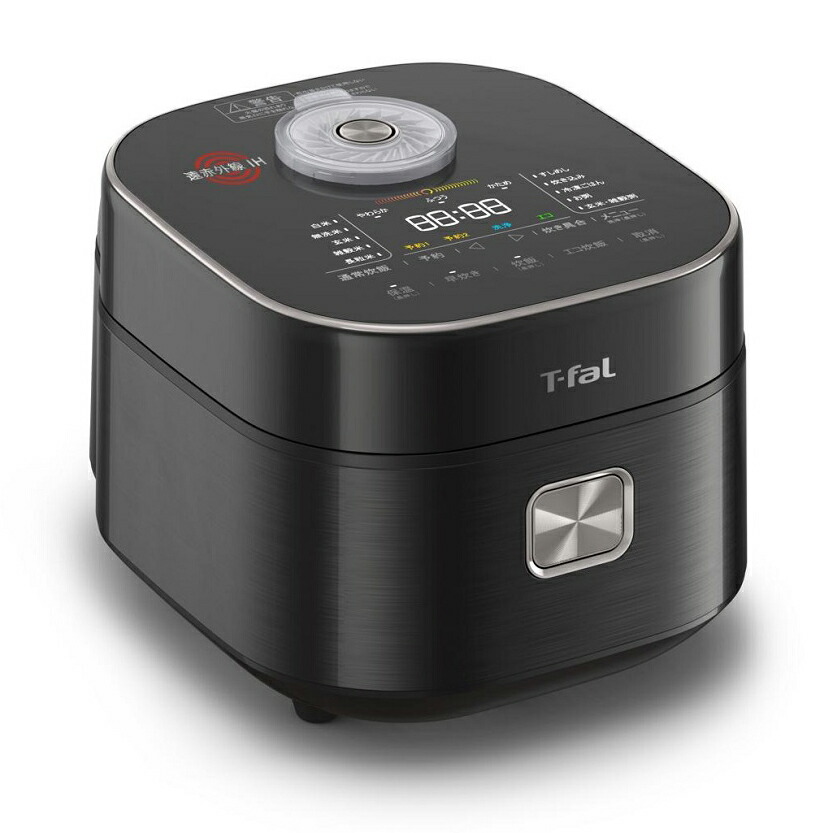 ティファール IHジャー炊飯器（5.5合炊き）　ブラック RK8828J0 T-fal　ザ・ライス遠赤外線IH炊飯器 炊飯器　5.5合 ティファール [RK8828J0]