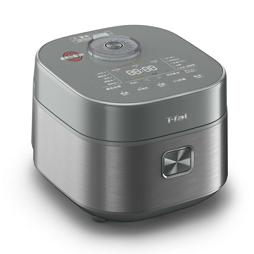ティファール IHジャー炊飯器（5.5合炊き）　メタリック RK882CJ0 T-fal　ザ・ライス遠赤外線IH炊飯器 炊飯器　5.5合 ティファール [RK882CJ0]