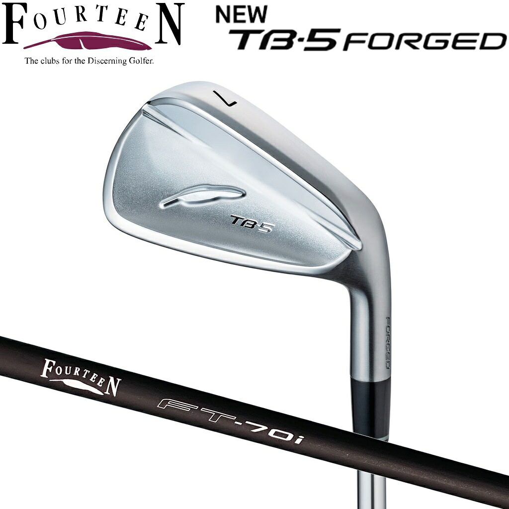 フォーティーン New TB-5 FORGED ’25 アイアン #5 (FT-70i カーボンシャフト・ワンフレックス) TB5F25_I5_FS70I FOURTEEN ゴルフ ゴルフクラブ