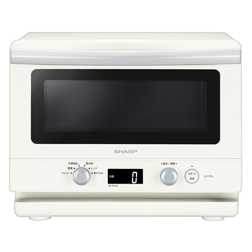 K-1019【美品】SHARPシャープ電子レンジRE-TM18　18Lホワイト Amazon.co.jp : シャープ 単機能レンジ(18L|ターンテーブル)RE
