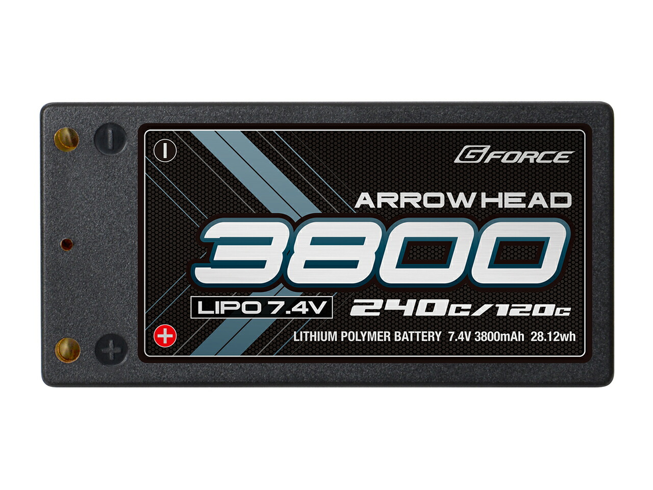 G-FORCE Arrow Head LiPo 7.4V 3800mAh 120C/240C【GFG016】