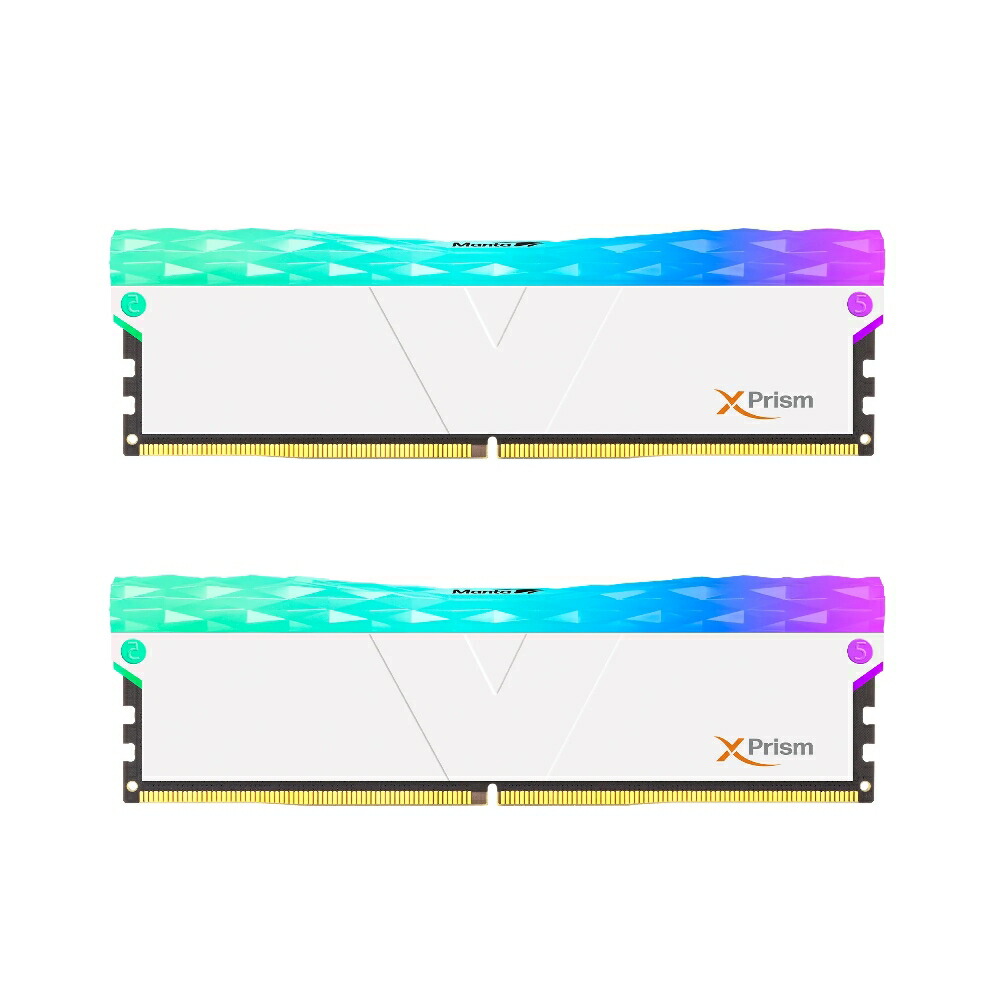 Xpris 【楽天市場】V-Color Manta XPrism RGB Series PC5-51200 / DDR5 6400 Mhz メモリ ...