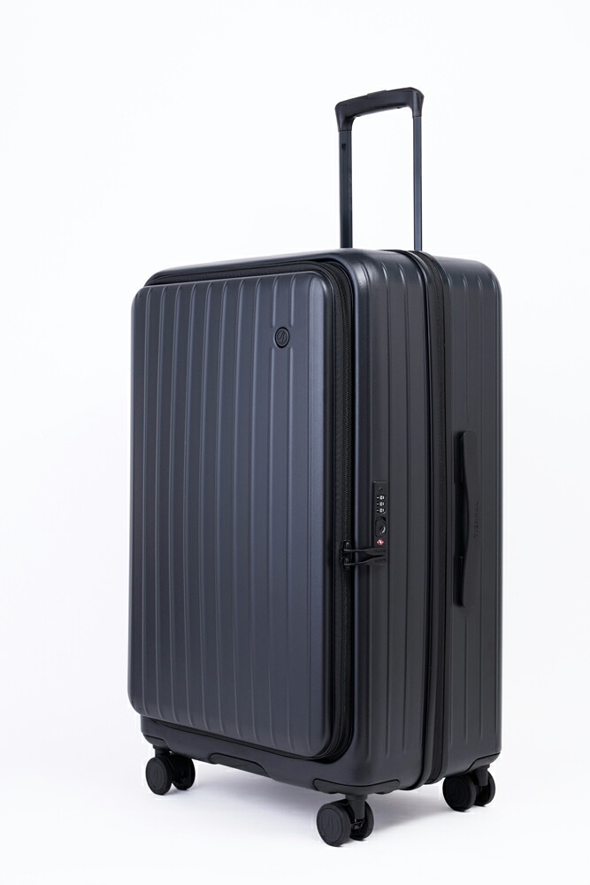 ティエラル スーツケース　（L）　86/98L（Black） TTMR2*09003 TIERRAL TOMARU 2.0 L BLACK｜Joshin web 家電とPCの大型専門店